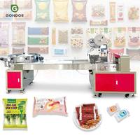Machine d'emballage automatique pour savon d'hôtel, gâteaux, éponges de cuisine, mini-savons ronds, emballage en forme de coussin, et pain arabe en sachet