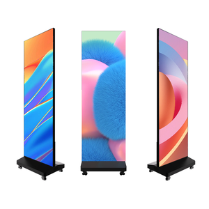 Kinda Gob P1.2 P1.5 P1.8 P2.5 Indoor Opvouwbare <span class=keywords><strong>Led</strong></span> Poster Scherm Draagbare Digitale Banner <span class=keywords><strong>Led</strong></span> Videomuur Voor Winkel - Product Image 1