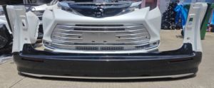 Kit de carrocería de coche usado para <span class=keywords><strong>Toyota</strong></span>, repuesto de reparación de parachoques delantero <span class=keywords><strong>Sienna</strong></span> con repuestos de plástico ABS cromado de fibra de vidrio - Product Image 4