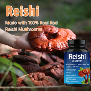 Estratto di Fungo Reishi e Capsule di Melone Amaro, Integratore Alimentare a Base di Erbe per Supporto Immunitario e Benessere, Formula a Doppia Azione - Product Image 2