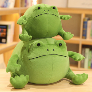 Vendita calda <span class=keywords><strong>Ricky</strong></span> Rana della pioggia giocattolo peluche trapunta cuscino animale cartone animato rana bambola regalo di compleanno PP cotone poliestere tecnica lavata - Product Image 3
