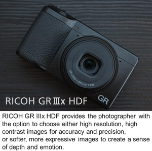 Appareil photo numérique compact RI COH GR IIIx HDF avec capteur CMOS APS-C de 24 MP, objectif GR 40 mm F2.8 (au format 35 mm) Capteur CMOS Mi - Product Image 6