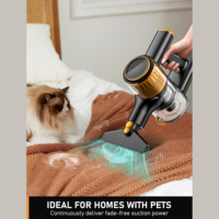 Aspirateur sans fil amélioré 2026, puissance d'aspiration 27000 PA, fonction séchage, pour usage hôtelier, filtre HEPA et élimination des poils d'animaux
