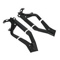Protection de cadre en PP noir pour moto électrique tout-terrain Sur-Ron Light Bee X/S, kit de protection contre les rayures sur gravier