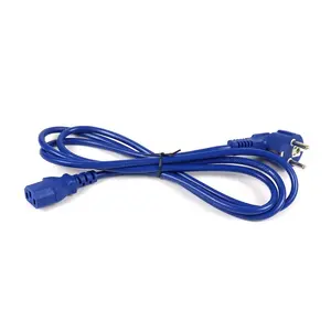 High quality and competitive price 3 pin pc cable eu power cord PVC power cords for computer