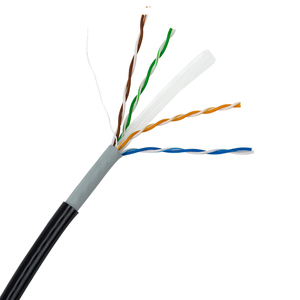 Câble réseau Cat6 extérieur haute vitesse 25AWG UTP étanche RJ45 8 conducteurs 4 paires en cuivre massif <span class=keywords><strong>500m</strong></span> - Product Image 2
