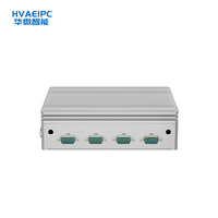 Mini PC Industrial de 11.ª Generación con 4 LAN, RS232/485 y Pantalla Dual, Accesorios |   HVAEIPC Sin Ventilador, Bajo Consumo, RAM/HD Seleccionables, Integrados