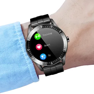 En gros Moins Cher Prix S11 Montre Intelligente 300Mah Batterie Longue Durée de Veille Montre-Bracelet Ronde Écran Tactile Montres Connectées