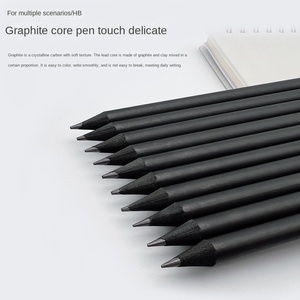 Pensil Bulat Hitam SEAPEN, Sangat Keren dan Menarik, Dapat Ditambahkan Penghapus, Pensil untuk Siswa Sekolah, Dapat Dicetak atau Diukir Logo Sesuai Pesanan - Product Image 3