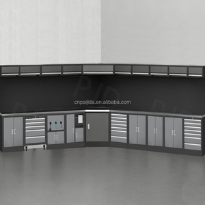 Garage Tool Cabinets Mobile Heavy Duty Workshop Storage <strong>Metal</strong> <strong>WorkBench</strong> OEM Tool Trolley Workstation Combination Tool Cabinets - Product Image 2