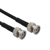 Câble coaxial BNC mâle vers BNC mâle RG223, cordon de raccordement RF 50 Ohm, rallonge vidéo CCTV, faisceau de câblage personnalisé OEM