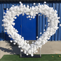 Mur floral en soie fait main sur mesure pour mariages et événements extérieurs de Noël – Fabrication OEM