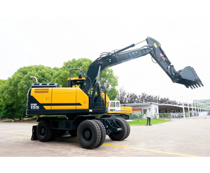 Escavatore Gommato da 14 Tonnellate HW155 con Motore Importato da 125kW e Martello Idraulico per Scavi di Fondamenta e Progetti di Demolizione - Product Image 6