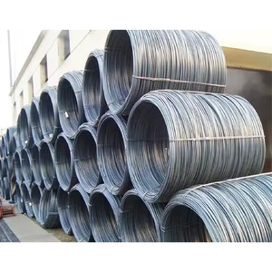 高品質炭素鋼ワイヤーロッドコイル6.5mm-12mm建設用/鉄筋/フェンシングHRB400/500 ASTM A510 SAE1006装飾用 - Product Image 3