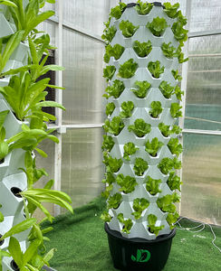 6/8/10 /12 레이어 <span class=keywords><strong>hydrop</strong></span> 수직 농업 회전 aeroponic 타워 정원 성장 시스템 키트 수경 타워 성장 빛 - Product Image 6