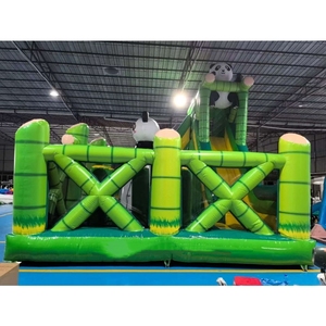 Castillo Inflable Panda Combo <span class=keywords><strong>de</strong></span> Aeor, <span class=keywords><strong>Precio</strong></span> <span class=keywords><strong>de</strong></span> Fábrica, <span class=keywords><strong>Alquiler</strong></span>, Castillo Hinchable, Castillo <span class=keywords><strong>de</strong></span> Brincos, Garantía <span class=keywords><strong>de</strong></span> 3 Años, Capacidad para Más <span class=keywords><strong>de</strong></span> 10 Pasajeros - Product Image 1
