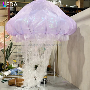 LEDA Wedding Party Decor New Design <b>Large</b> Purple LED Dreamy Jellyfish Lamp for Event Supplies - Product Image 3