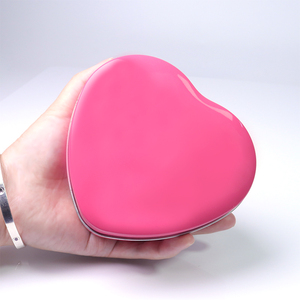 Rỗng lon thiếc Valentine Quà Tặng sô cô la <span class=keywords><strong>tin</strong></span> Canister gói quà Tặng kim loại có thể có nắp đậy hình trái tim Kẹo hộp thiếc - Product Image 4