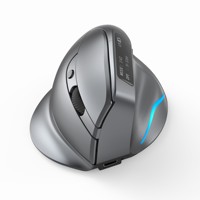 Souris verticale ergonomique rechargeable sans fil USB 2,4 GHz, programmable, pour droitiers, en stock, écran OLED