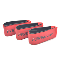 Sangle de ski portable personnalisée 5.8*46.5cm, équipement ceinture à outils, sangles de cravate de ski en caoutchouc de snowboard