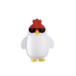 Estante de Almacenamiento de Pared Yongbo, Diseño de Pollito de Dibujos Animados, Blanco, Sin Necesidad de Perforación, para Cocina, Baño, Sala de Estar - Product Image 4