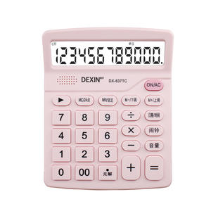 Calculadora de Voz Dexin de 12 Dígitos con Doble Fuente de Alimentación, Calculadora de Oficina con Entrada de Voz Humana Real para Regalos Empresariales - Product Image 1