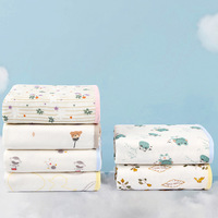 Serviette de bain extra-large en coton pur haute densité à séchage rapide, motif dessin animé, emballage en filet, 100x150cm, 6 couches, pour salle de bain
