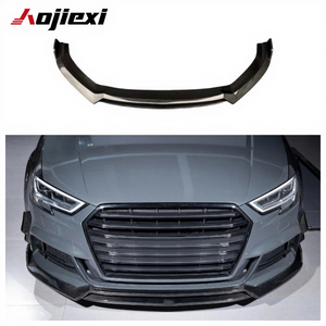 Splitter Anteriore in Fibra di Carbonio di Alta Qualità per <span class=keywords><strong>Audi</strong></span> A3 <span class=keywords><strong>8V</strong></span> Sline S3 LCI 2017-2020 - Kit Carrozzeria Paraurti Anteriore - Product Image 1