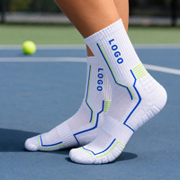 Chaussettes de sport en coton avec logo personnalisé, respirantes, absorbant la transpiration, pour le fitness, le tennis, la course à pied, le cyclisme, le basketball, chaussettes tube