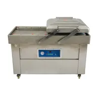 Double Chamber Vacuum Packing Machine with 4 and 6 Sealer for Seafood and Snacks