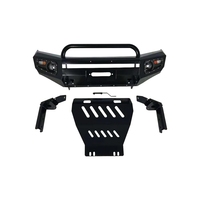 Pare-chocs avant tout-terrain 4x4 de remplacement, barre de protection en acier avec découpes pour l'échappement, fixation par boulons pour NP300, état neuf