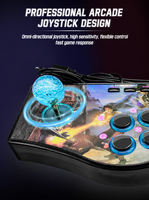 Controlador de Juego NJP308, Joystick Arcade USB Plug and Play, Gamepad para PS2/PC/Teléfono Android