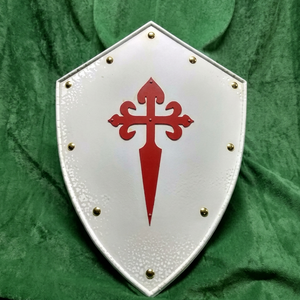 Placa Metálica Plana con Emblema de Cruz Roja Pintado, Decoración Coleccionable Artística - Product Image 1