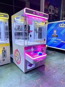 キッズ アーケード コイン式 ハッピーベイビー スモール トイ クレーン ホワイト ミニ クローマシン コインアクセプター付き ドールハウス 玩具 販売 - Product Image 5