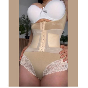 <span class=keywords><strong>Fajas</strong></span> Curvy Correa fina Control de barriga Body <span class=keywords><strong>Fajas</strong></span> Faja Corsé Mujeres Entrenador de cintura Body Shaper Ropa interior Correctiva - Product Image 1