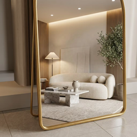 Miroir sur pied décoratif grand format personnalisé 160*50 cm pour salle de bain, hôtel, salon, maison