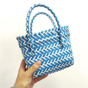 <span class=keywords><strong>Bolso</strong></span> cuadrado pequeño a cuadros de Color a la moda, <span class=keywords><strong>rosa</strong></span>, verde, azul, varios colores, regalos hechos a mano, <span class=keywords><strong>bolso</strong></span> tejido a mano DIY - Product Image 1