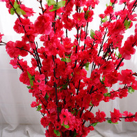 Guirlande de fleurs artificielles YM en cerisier, fausses fleurs de Sakura, toucher réel, décoratives pour toile de fond de mariage, plafond, événements, vente en gros