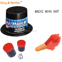 Topi Ajaib Mini Anak-anak, Kit Mainan Sulap, Kit Trik Mudah, Topi Mini Mainan Sulap untuk Anak-anak