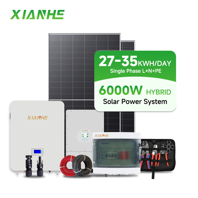 Wholesale Solar Energy System 5kw 10kw 20kw 30kw All in One Single Phase Solar Energy Storage System Kit with Batteries