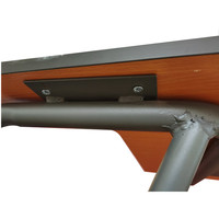 Chaise d'étudiant en bois pour mobilier scolaire, fabricants de chaises de formation individuelles pour étudiants avec tableau d'écriture