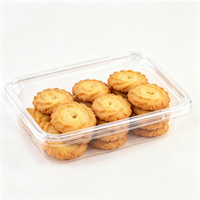 Boîte alimentaire en plastique jetable transparente personnalisable pour une large gamme d'applications