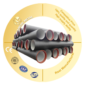 Prix usine Tuyau ductile en ciment à haute teneur en aluminium ISO2531 EN 545 598 K7 K8 K9 C40 C30 C25 DN 80 100 200 300 400 Huile <span class=keywords><strong>de</strong></span> <span class=keywords><strong>sulfate</strong></span> 6m - Product Image 3