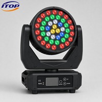 Projecteur LED DMX512 100W à tête mobile, faisceau spot et wash pour festivals, événements extérieurs et scènes
