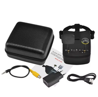 LS800D kacamata FPV 5 inci 4.3 inci, Kacamata HD dengan antena ganda DVR untuk bagian Drone RC