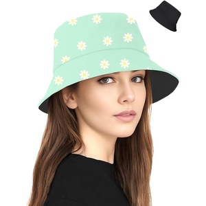 Vente en gros de chapeau seau en coton à la mode pour hommes chapeau de pêcheur à large bord avec logo personnalisé sports décontractés en plein air - Product Image 4