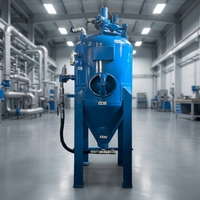 Machine de sablage à eau à haute vitesse de type ouvert en acier, sablageur automatique à eau pour l'élimination industrielle de la rouille des métaux, vente en gros