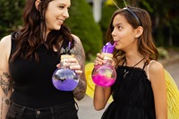 Botella de Agua de Halloween de 30 oz con Logotipo Personalizado, Tapa Extraíble y Pajita, Diseño Espeluznante, Plástico Duradero Libre de BPA