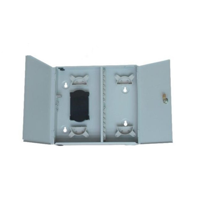12/24/36/48 Ports Lc Sc Fc St Optical Distribution Box 64/72/96/144 Cores Wall Mount Indoor Metal Odf Fiber Optic Patch Panel