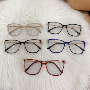 2024フォトグレーアンチブルーライトグラス女性用眼鏡フレーム色が変わるフォトクロミックグラスブルーライトブロッキンググラス - Product Image 3